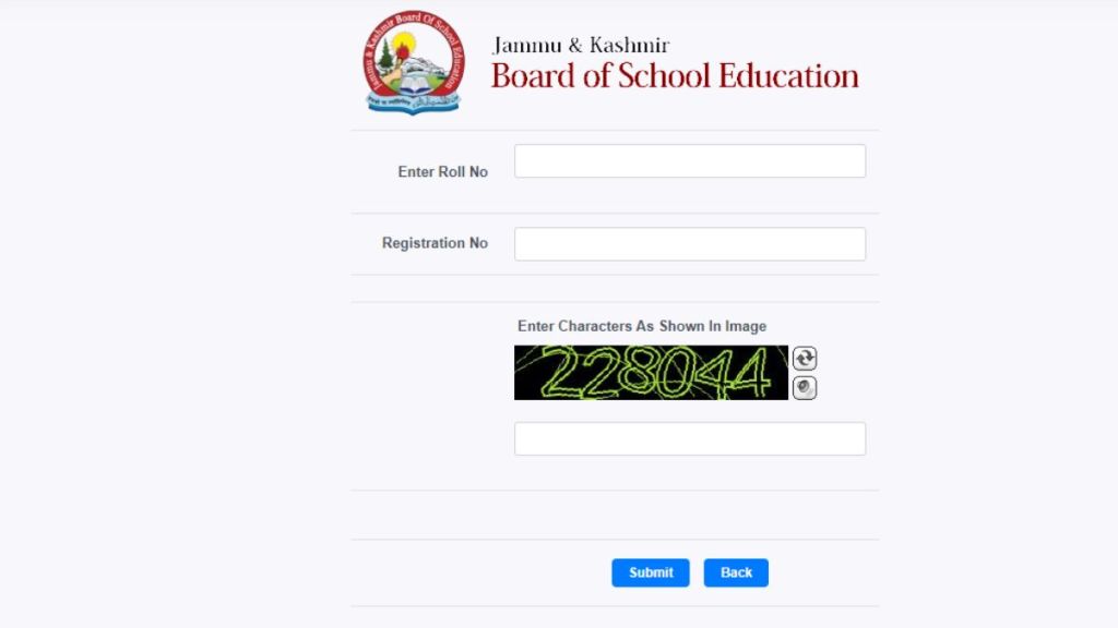 JKBOSE Class 12th Result 2022 for Kargil Division, JKBOSE Class 12th Result download link