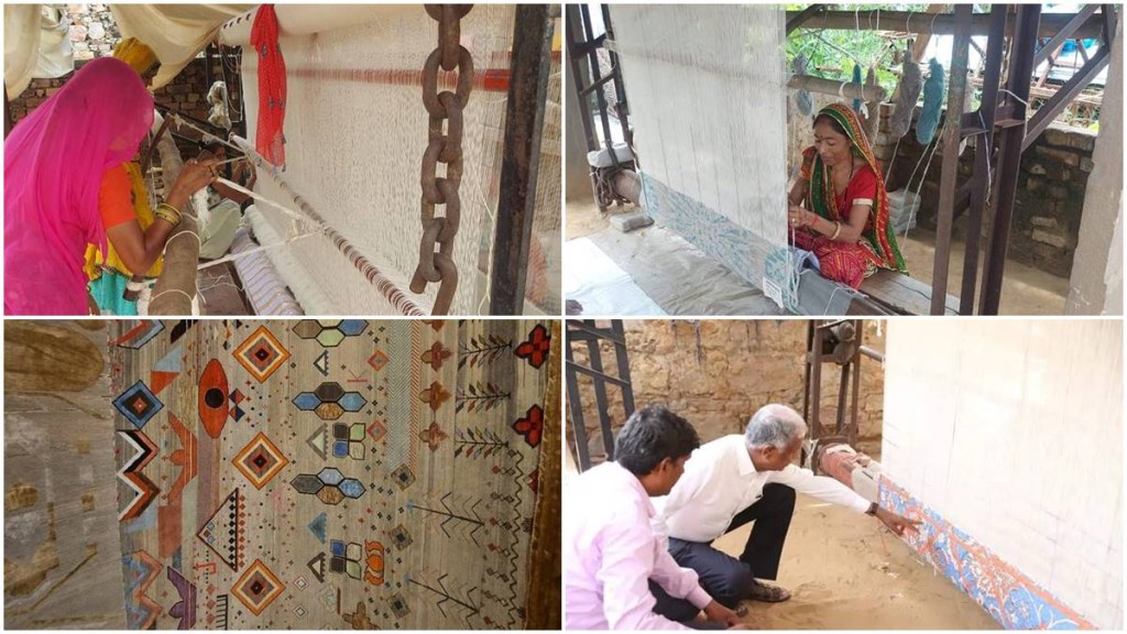 Jaipur Rugs, carpets, handloom, NK Chaudhary, rugs from jaipur, ranveer singh nude photo shoot rug