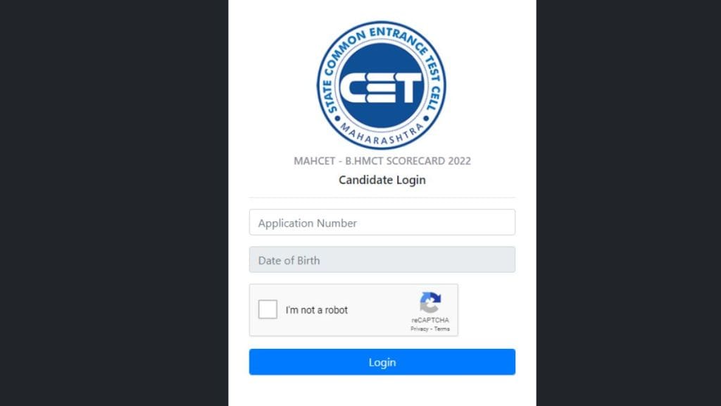 MAH CET 2022 BHMCT score card, bhmct results 2022