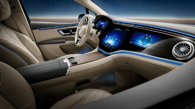 MB EQS touchscreens