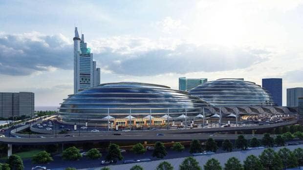 Proposed design of New Delhi Railway Station