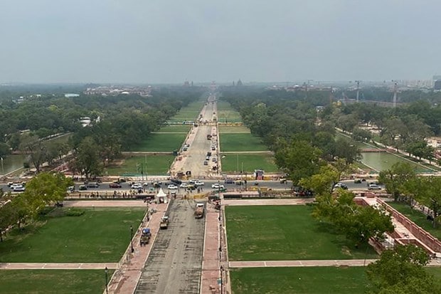 New Delhi: Revamped Central Vista Avenue stretching from the Vijay Chowk to the India Gate, in New Delhi, Saturday, Sept. 3, 2022. (PTI Photo)