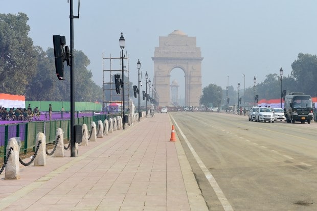 New Delhi: In this Thursday, Jan 20, 2022 file photo, Rajpath after changes under the Central Vista project, ahead of Republic Day parade, in New Delhi. The Union Government has decided to rename historic Rajpath & Central Vista lawns stretching from the Rashtrapati Bhavan to India Gate as 'Kartavya Path', according to officials. (PTI Photo)