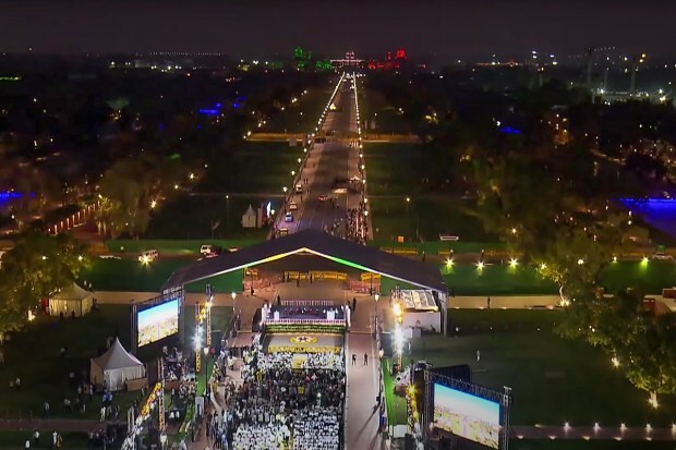 The revamped stretch from Rashtrapati Bhavan to India Gate is estimated to have cost around Rs 477 crore. (PTI Photo)