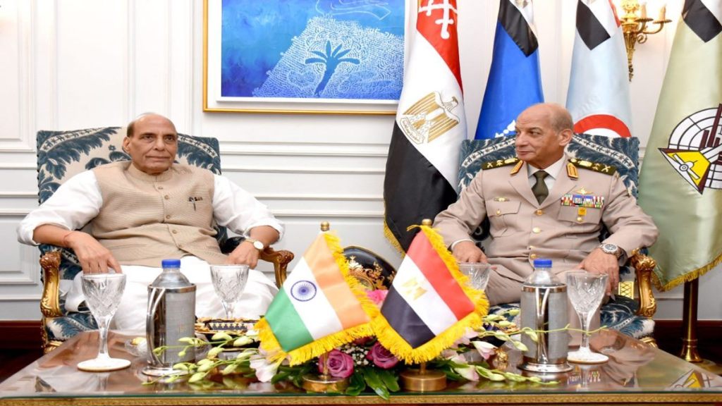 Rajnath Singh in Egypt