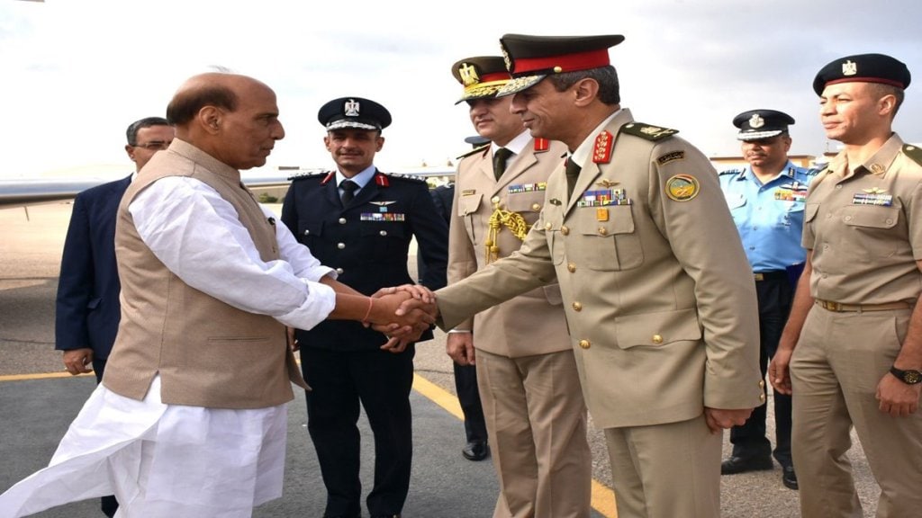 Rajnath singh Egypt