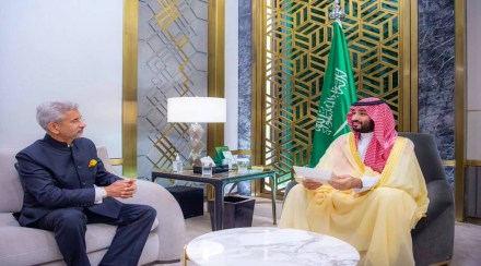S Jaishankar Saudi Crown Prince Mohammed bin Salman meet