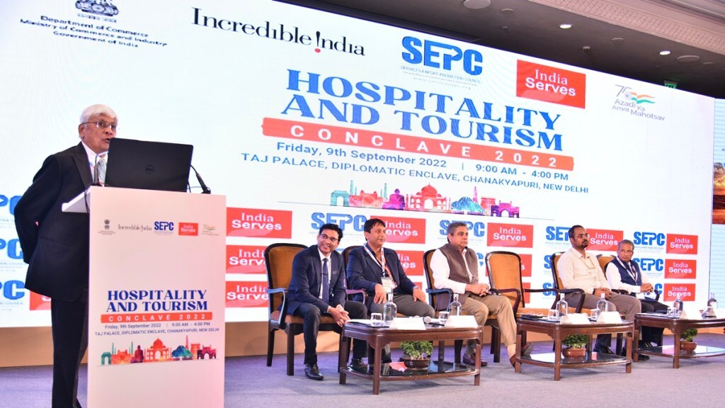 National Tourism missions, Travel, Hospitality and Tourism services conclave 2022, SEPC, Arvind Singh