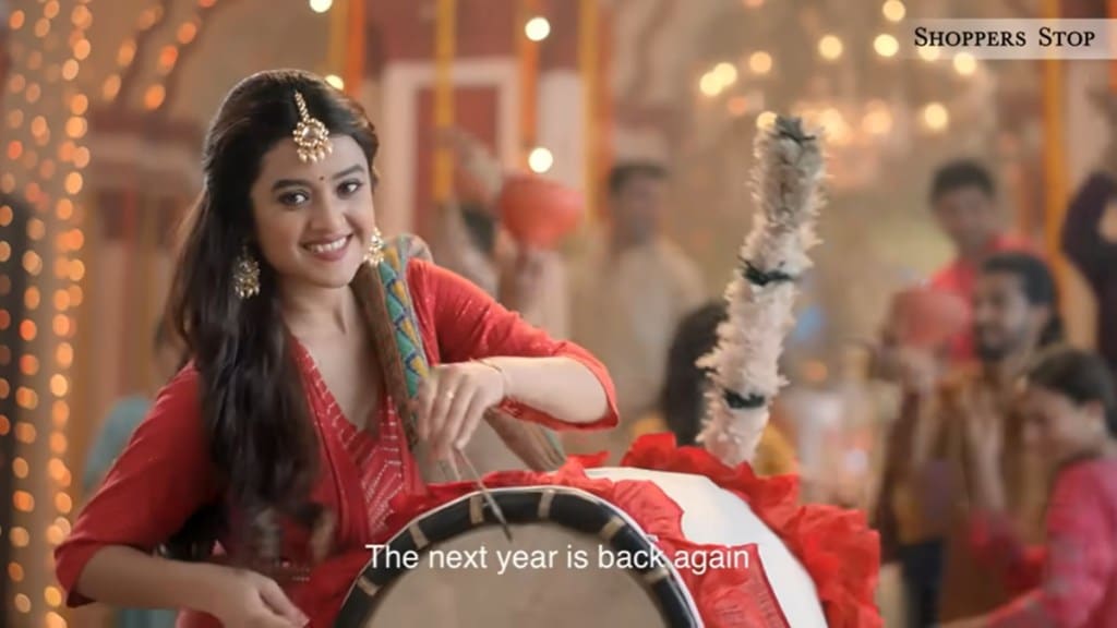 The campaign is based on a cultural insight of the Durga Puja festival