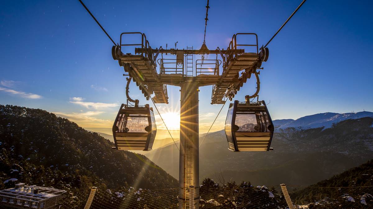Patnitop ropeway, Skyview Gandola, Jammu, Vaishno devi yatra, shivkhodi