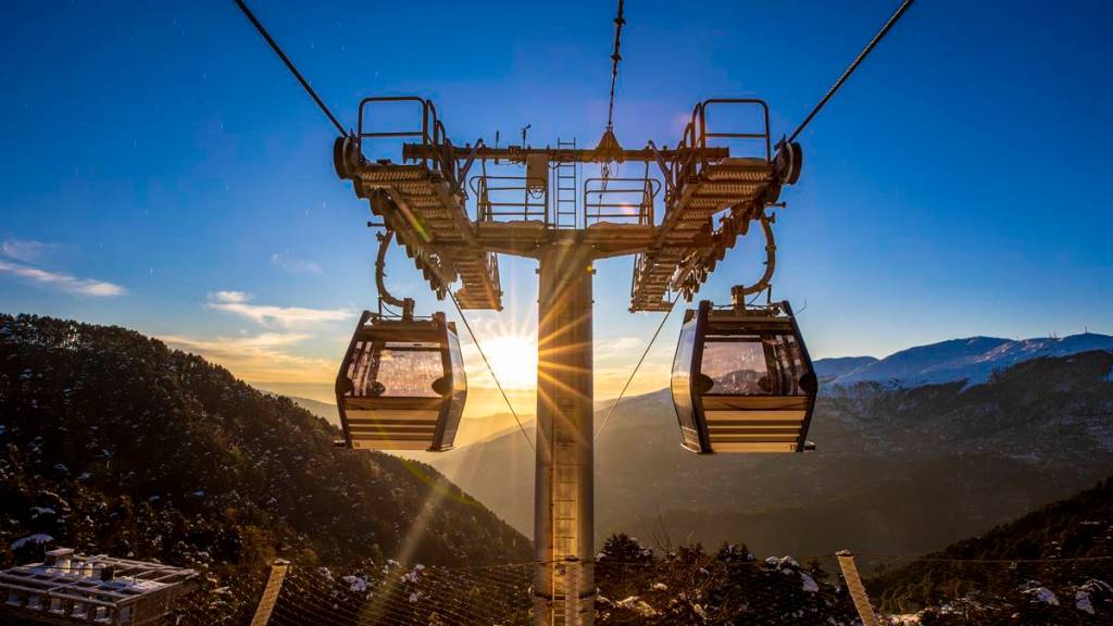 Patnitop ropeway, Skyview Gandola, Jammu, Vaishno devi yatra, shivkhodi