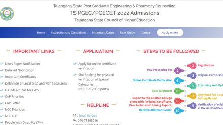TS PGECET 2022 counselling registration, PGECET round 1 counseling process, TS PGECET Counselling Dates 2022 TS PGECET 2022 counselling registration, PGECET round 1 counseling process, TS PGECET Counselling Dates 2022