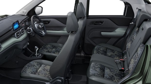 Tata Punch Camo Edition interior