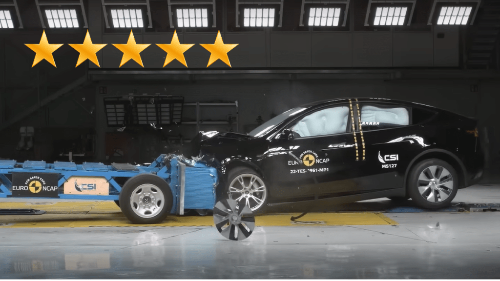 Tesla Model y safety rating Euro NCAP