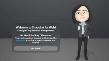 Snapchat for Web
