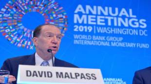 World Bank president David Malpass