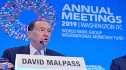 World Bank president David Malpass