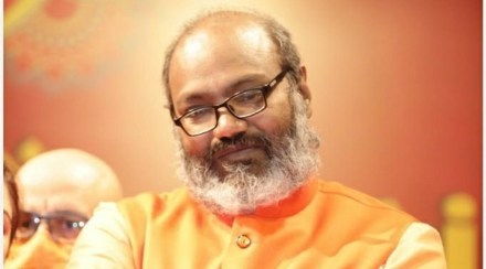 Yati Narsinghanand has been booked once again for his hate remarks. (File) Yati Narsinghanand has been booked once again for his hate remarks. (File)