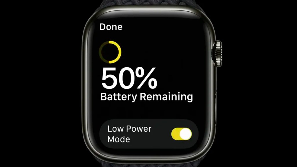 apple watch low power mode