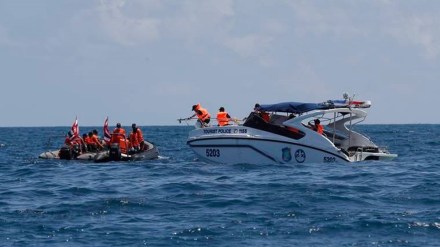 Two Cambodian crew members abandoned the boat when it first got into trouble and were rescued earlier. (Representative image: IE)