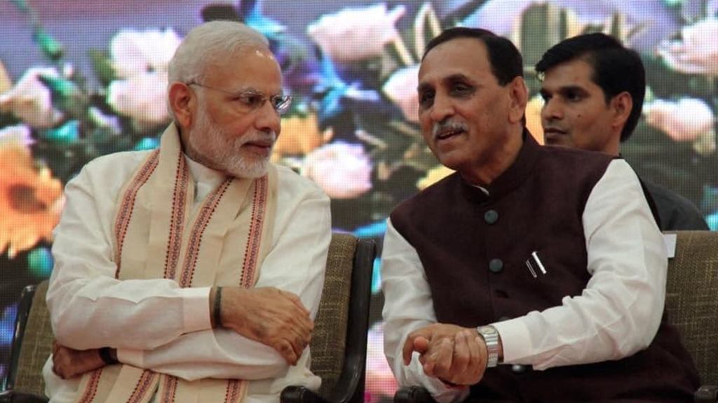 Former Chief Minister of Gujarat Vijay Rupani said he was asked to step down from his post only the previous night by the BJP "high command". (Photo: Facebook/Vijay Rupani)