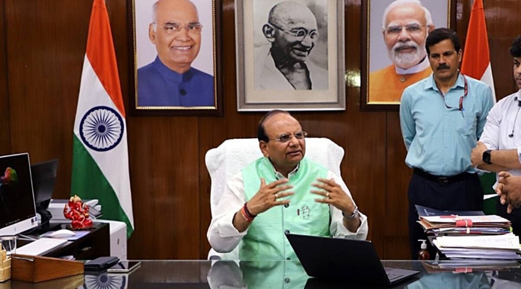 delhi LG Vinai Kumar Saxena,=