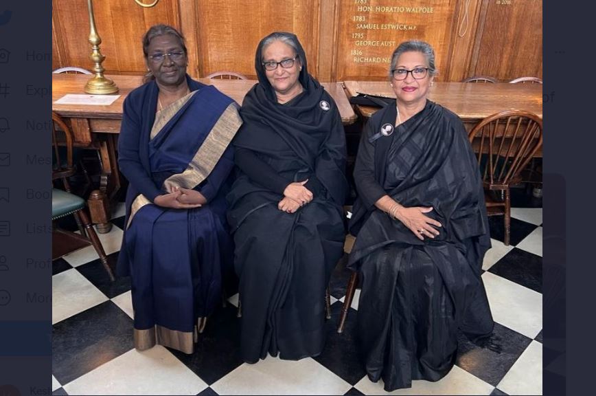 droupadi murmu sheikh hasina