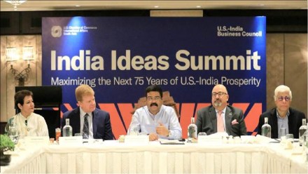 Pradhan said that India and the US have similar societies and shared values. Pradhan said that India and the US have similar societies and shared values.