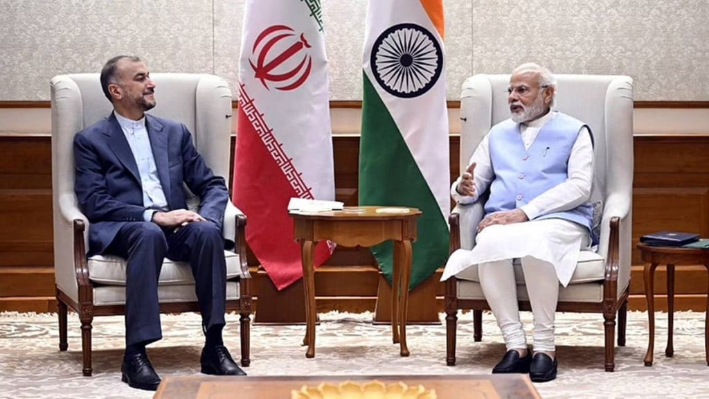 india iran