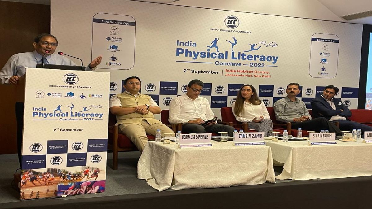 The India physical literacy conclave 2022 was organised by the Indian Chamber of Commerce. The India physical literacy conclave 2022 was organised by the Indian Chamber of Commerce.