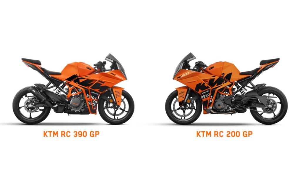 ktm rc 390 rc 200 gp edition