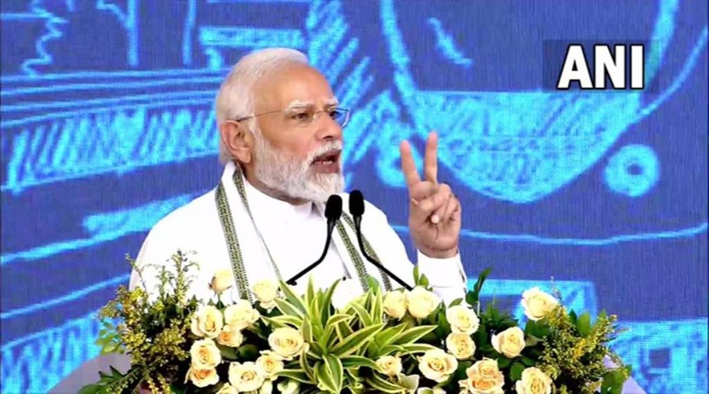 modi on vande matram train