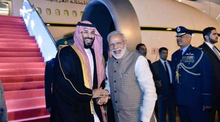 modi saudi crown prince meet