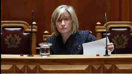 Portugal health minister Marta Temido. (AP Image)