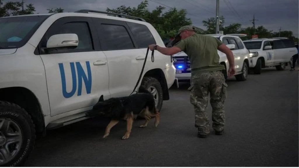 In the southern Kherson region, occupied by the Russians since early on in the war, the Ukrainian army continued its counteroffensive, destroying Russia's logistical centres. (File/Reuters)