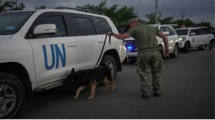 In the southern Kherson region, occupied by the Russians since early on in the war, the Ukrainian army continued its counteroffensive, destroying Russia's logistical centres. (File/Reuters)