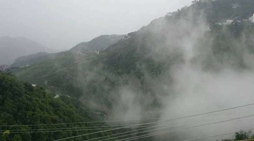 Several houses and shops were destroyed in heavy rains in the area on Friday Several houses and shops were destroyed in heavy rains in the area on Friday