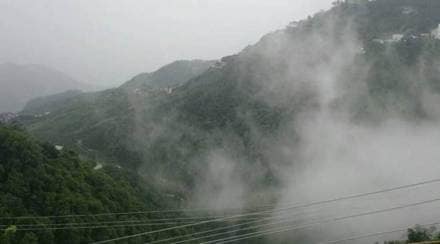 Several houses and shops were destroyed in heavy rains in the area on Friday