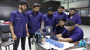 Students performing hands-on projects in the Autobot Academy Lab