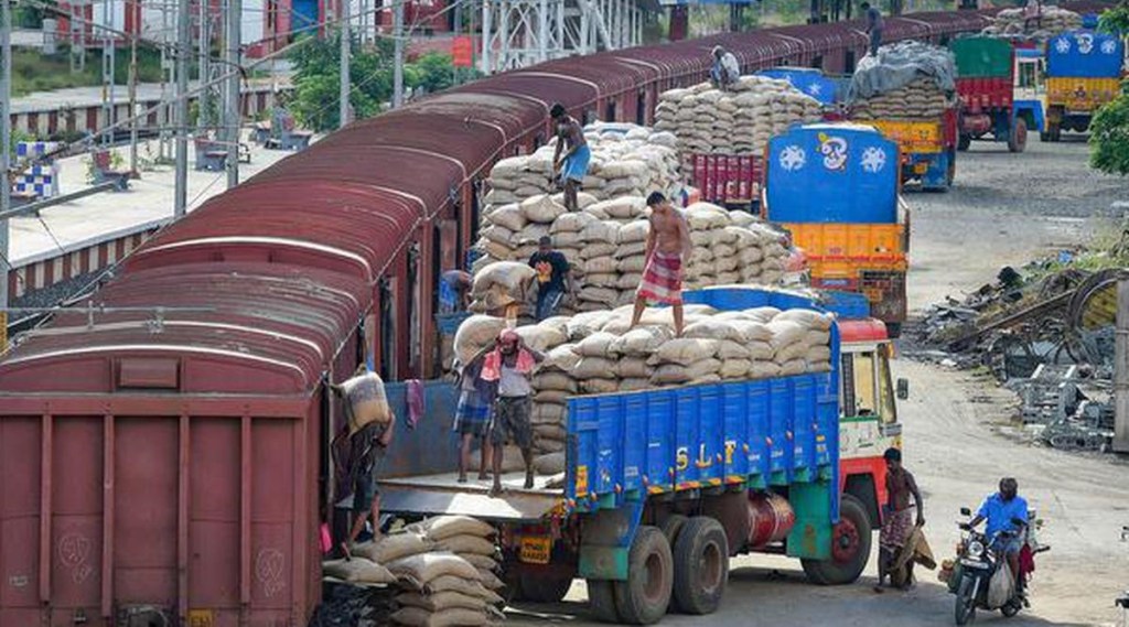 Among various commodities, the freight rates for FMCG/FMCD witnessed a sharper increase when compared to others, the CRISIL report noted. (Photo Credits: PTI)