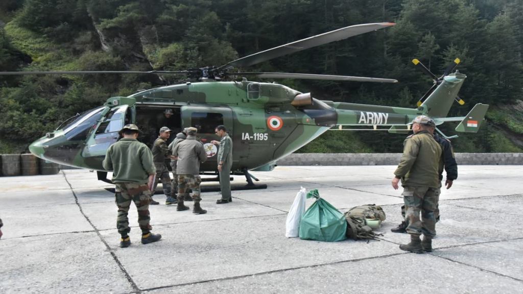 Rescue operations continue in the Uttarkashi avalanche case. (Photo: Twitter/Surya Command)