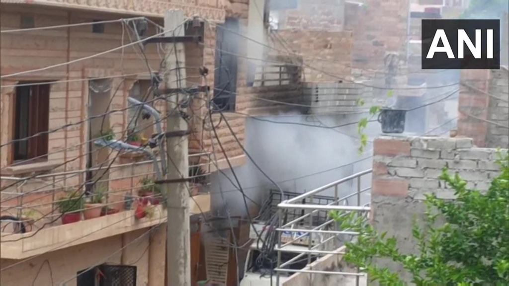 Three children and an old man suffered severe burn injuries and died on the spot. (Photo: ANI)
