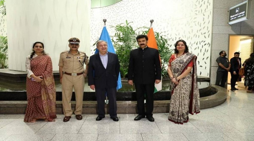 Antonio Guterres in Mumbai