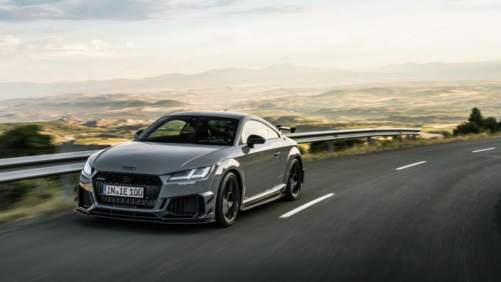 Audi TT RS coupe iconic edition celebrates five-cylinder high performance