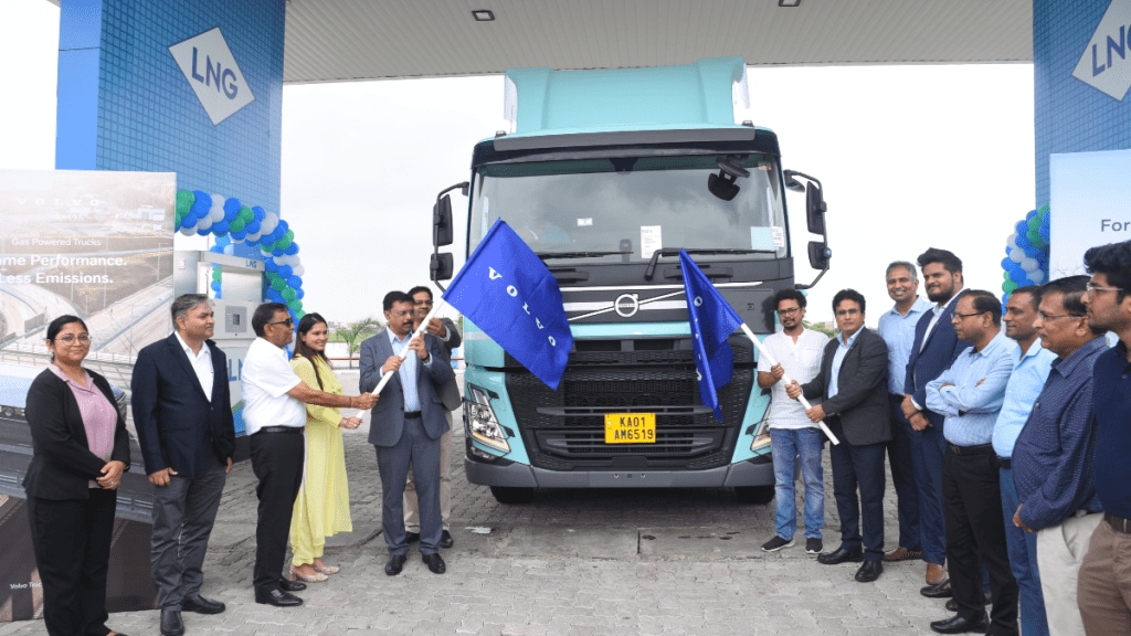 Volvo LNG Truck in India