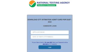 DUET PG Admit Card 2022, NTA DUET PG admit card 2022, DUET PG Admit Card 2022 Direct Link