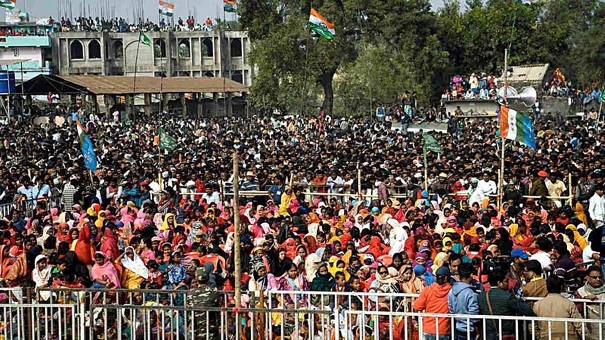 Representational Image of an election rally (Image Source: ANI) Representational Image of an election rally (Image Source: ANI)
