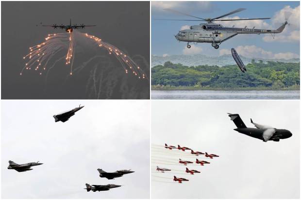 Indian Air Force celebrates 90th Anniversary. Every year, the day is celebrated in the presence of the force’s chief and senior officers among other dignitaries. It is for the first time that the IAF has decided to hold its annual Air Force Day parade and fly-past outside the Delhi-NCR. Nearly 80 military aircraft and helicopters participated in the Air Force Day fly-past at the Sukhna Lake complex, Chandigarh. Let us take a look at some of the photos from the event of Air Display organised to commemorate Air Force Day in Chandigarh on October 08, 2022.