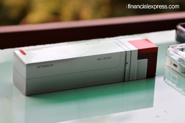 The Ear Stick retail packaging. (Photo credit: Saurabh Singh/Financial Express)