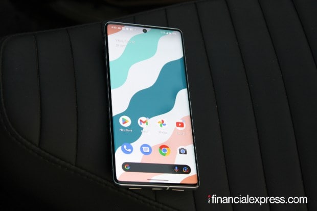 The Pixel 7 Pro has a 5,000mAh battery and supports 30W fast wired and wireless charging. (Photo credits: Saurabh Singh/Financial Express)
